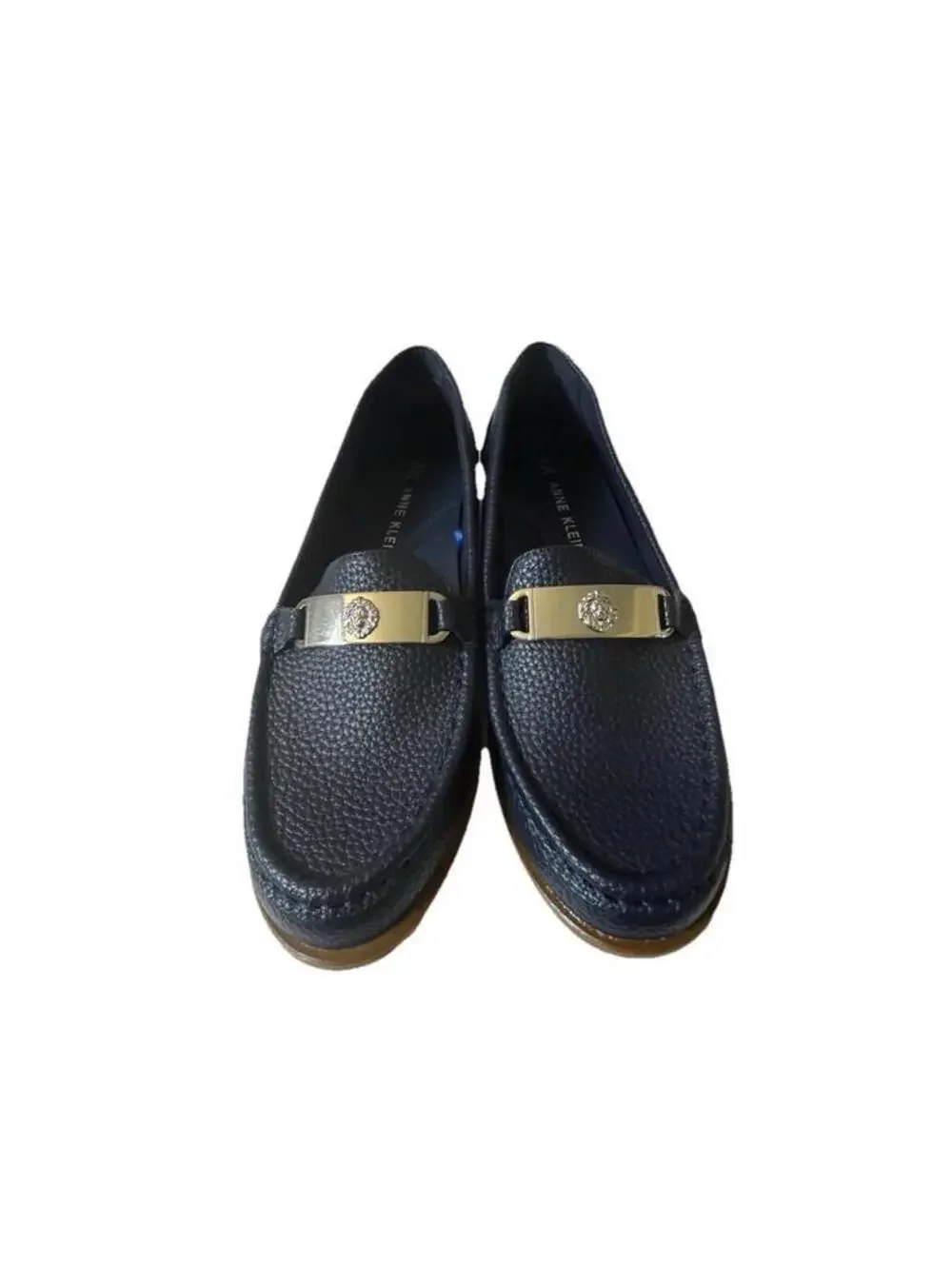 New Women’s Anne Klein Navy Blue Loafers Size 8 M No Box